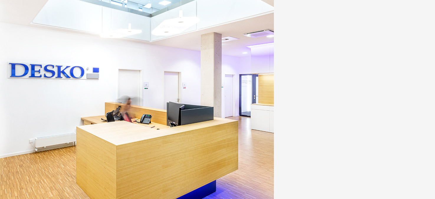 Exterior view of DESKO headquarters in Bayreuth, Germany